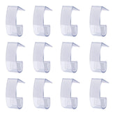 Lofaris 12 Pcs Adjustable Sizing Plastic Table Skirt Clips